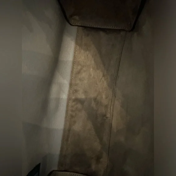 Rebecca Minkoff Gray taupe leather ring, satchel shoulder Crossbody bag - Picture 10 of 14